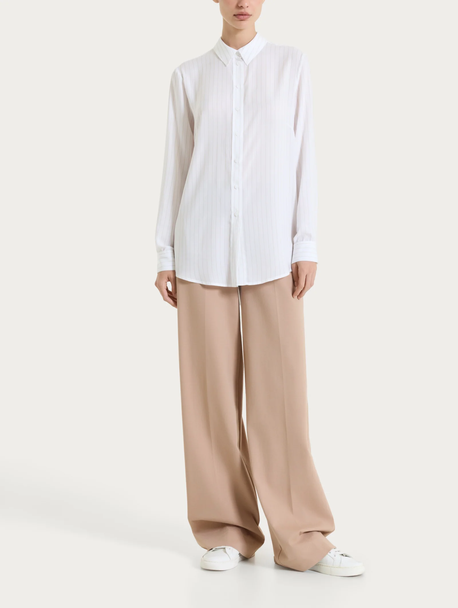 Camicia a righe in EcoSeta - Fant.Champignon - Image 6